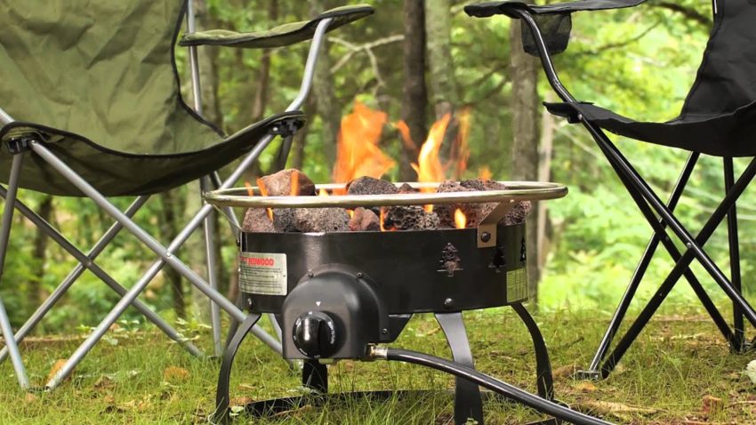 Propane Fire Pit Camping Worldwide Tent Campers